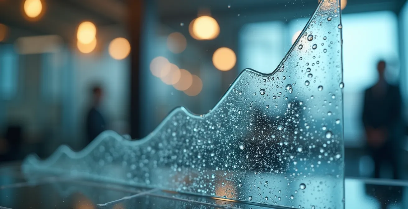 Graph showing productivity curves comparing new hires versus upskilled employees over time