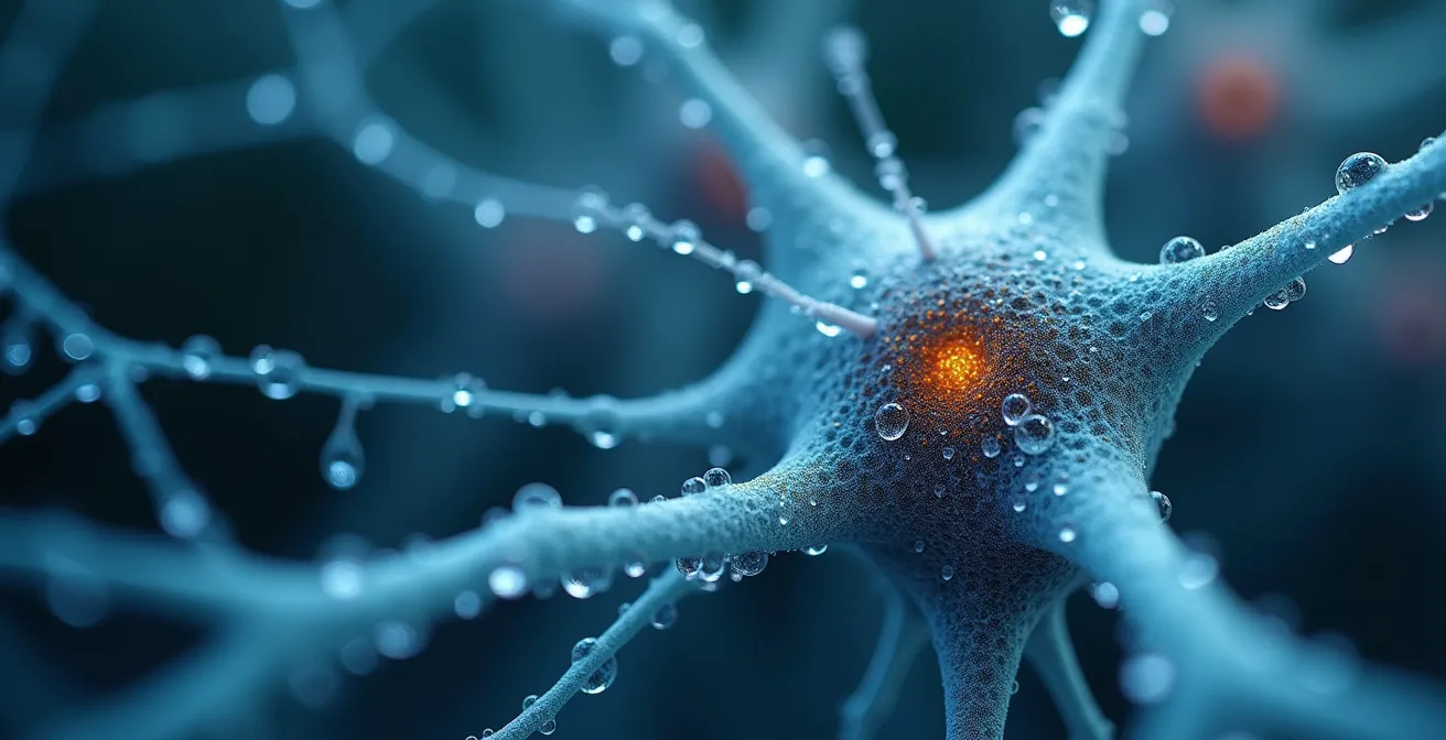 Abstract visualization of knowledge transfer from training to workplace application