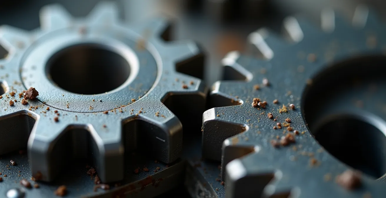 Visual metaphor showing the breakdown of trust between board governance and CEO management